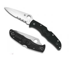 Spyderco Endura 4 FRN black félig fogazott