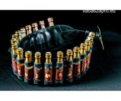 Söréttartó Lőszertartó öv 20 üveg prémium pálinka válogatással